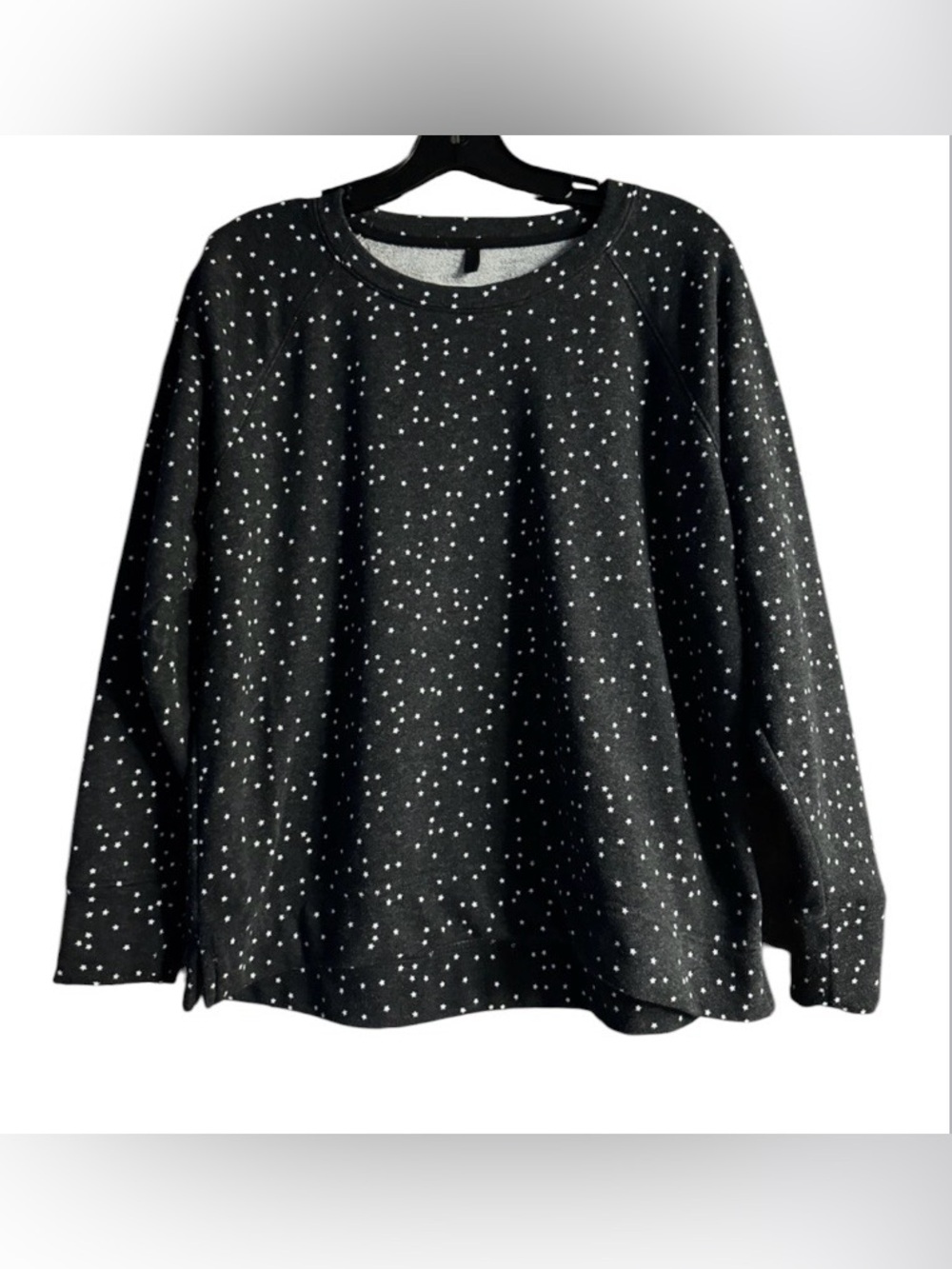 Lou & Gray for Loft Gray Stars Sweatshirt Size Small